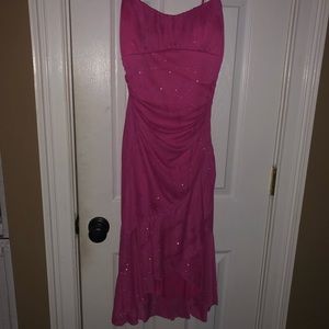 Pink sparkly dress